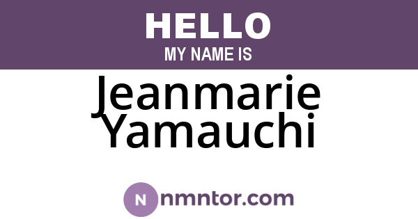 Jeanmarie Yamauchi