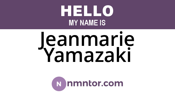 Jeanmarie Yamazaki