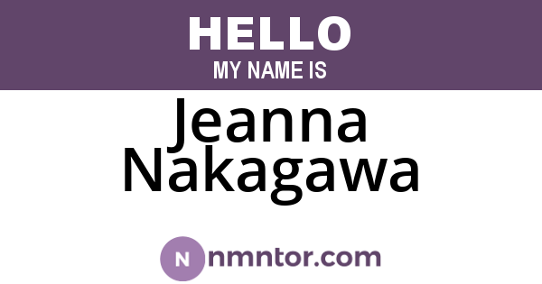 Jeanna Nakagawa
