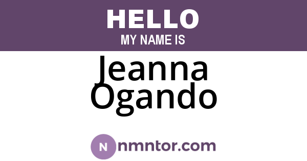 Jeanna Ogando