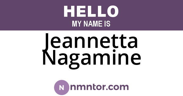 Jeannetta Nagamine