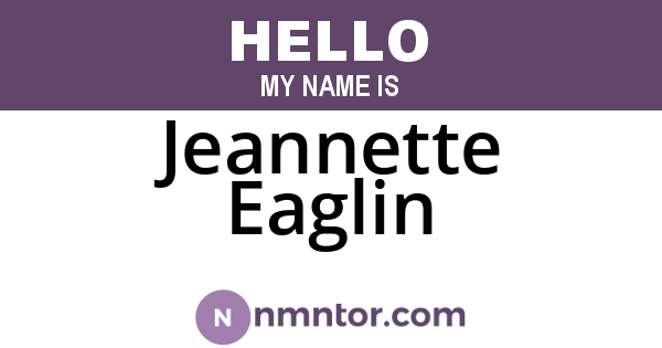 Jeannette Eaglin