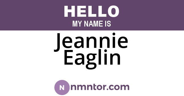 Jeannie Eaglin