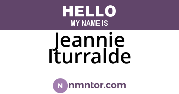 Jeannie Iturralde