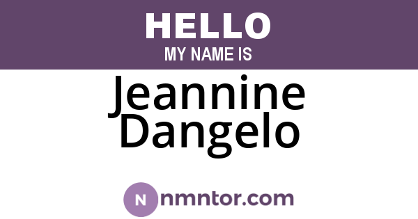 Jeannine Dangelo