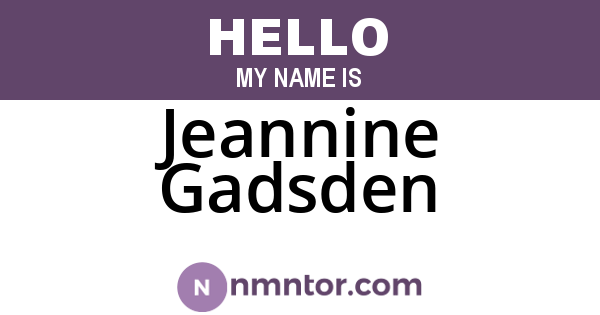 Jeannine Gadsden