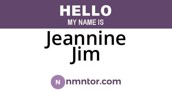 Jeannine Jim