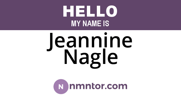 Jeannine Nagle