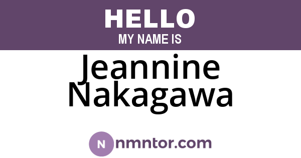 Jeannine Nakagawa