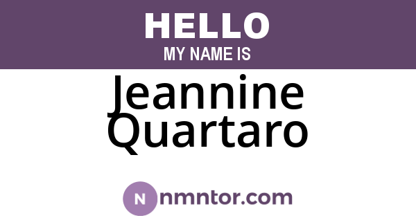 Jeannine Quartaro