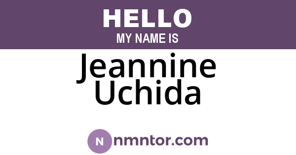 Jeannine Uchida