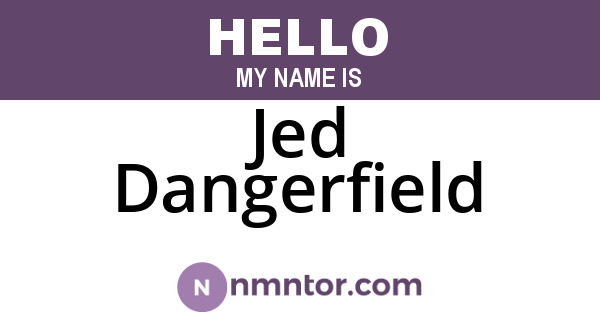 Jed Dangerfield