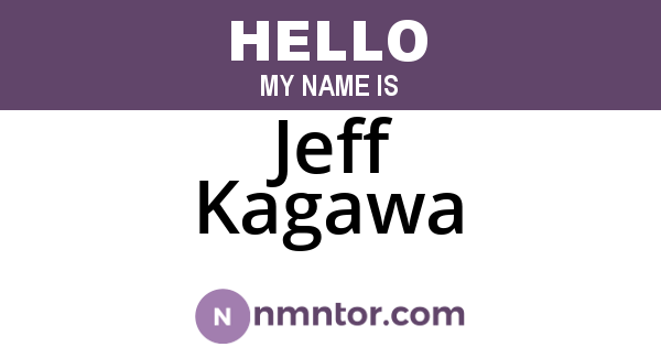 Jeff Kagawa