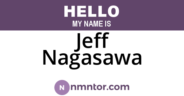 Jeff Nagasawa