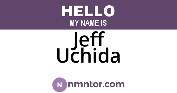 Jeff Uchida