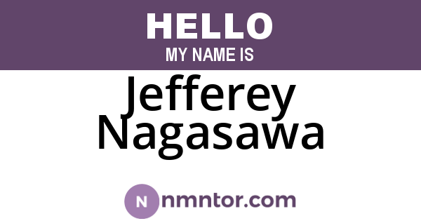 Jefferey Nagasawa