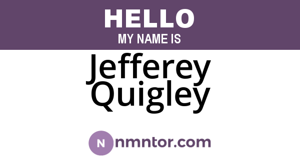 Jefferey Quigley