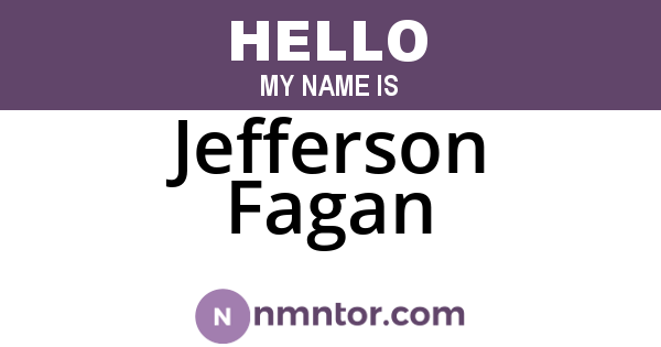 Jefferson Fagan