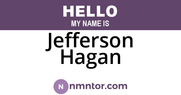 Jefferson Hagan