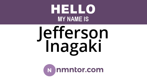 Jefferson Inagaki