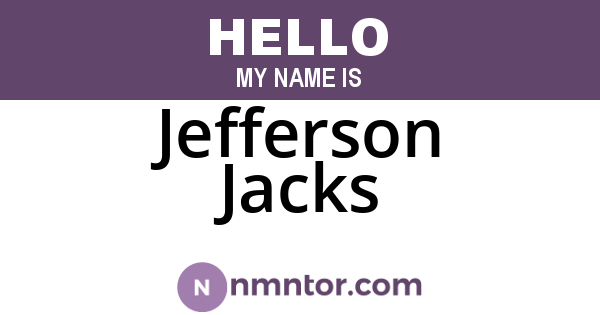 Jefferson Jacks