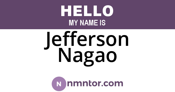 Jefferson Nagao