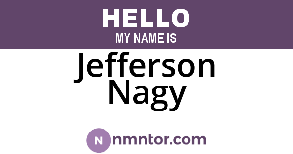 Jefferson Nagy