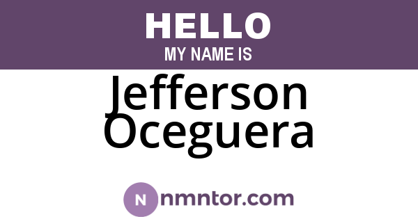 Jefferson Oceguera