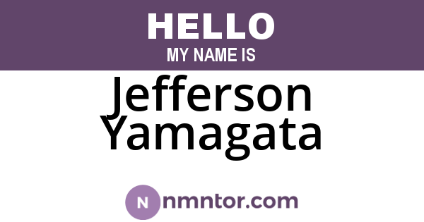 Jefferson Yamagata