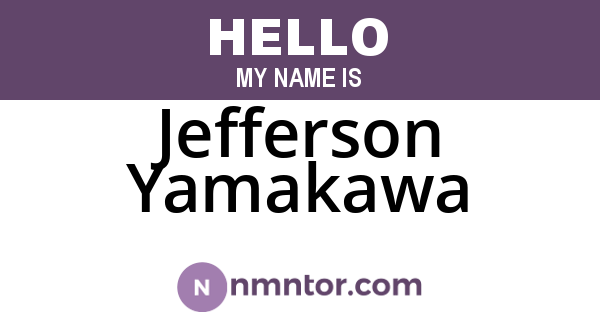Jefferson Yamakawa