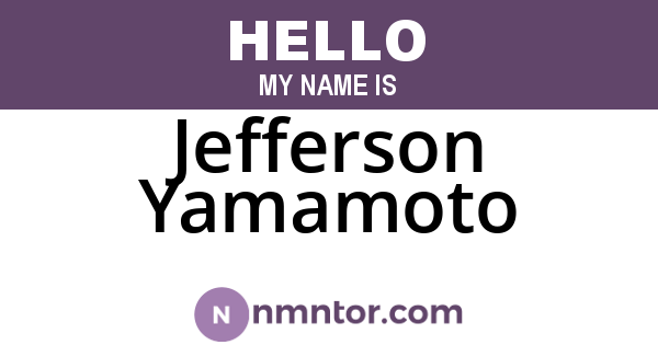 Jefferson Yamamoto