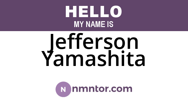 Jefferson Yamashita