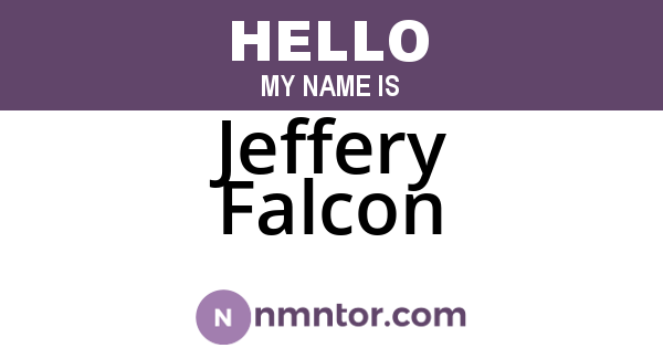Jeffery Falcon