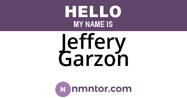 Jeffery Garzon