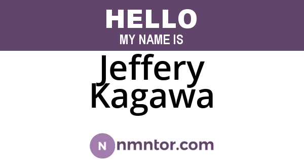 Jeffery Kagawa