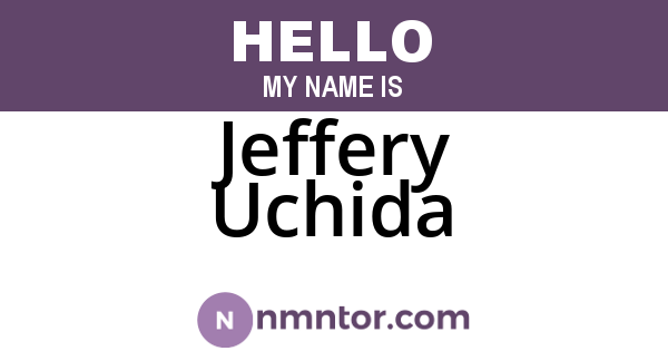 Jeffery Uchida