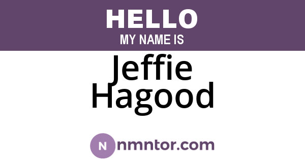 Jeffie Hagood