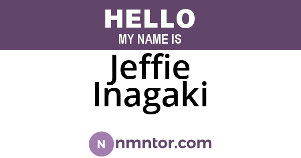Jeffie Inagaki