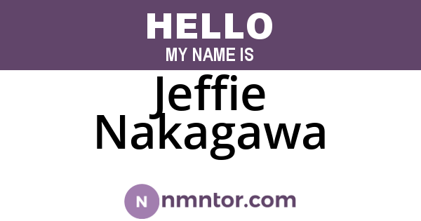 Jeffie Nakagawa