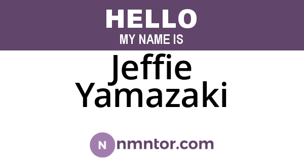 Jeffie Yamazaki