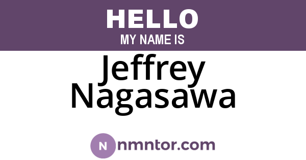 Jeffrey Nagasawa