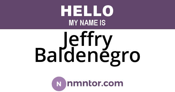 Jeffry Baldenegro