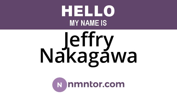 Jeffry Nakagawa