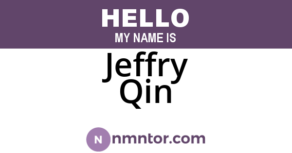 Jeffry Qin