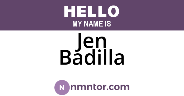Jen Badilla