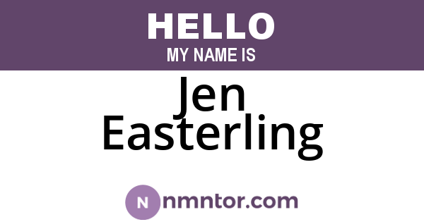 Jen Easterling