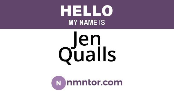 Jen Qualls