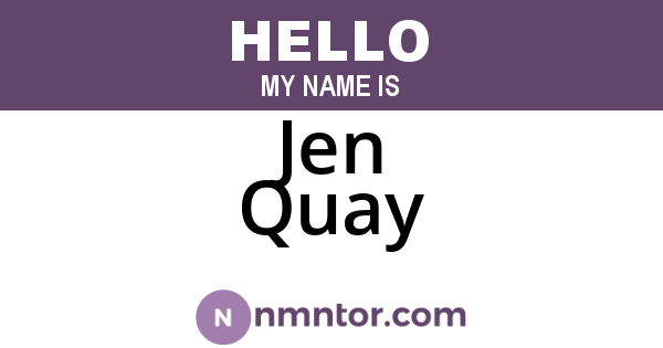 Jen Quay