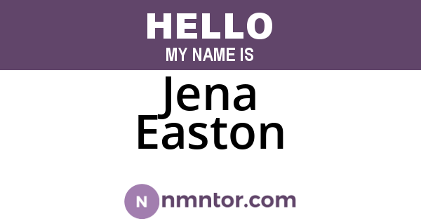 Jena Easton