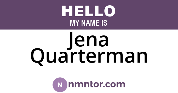 Jena Quarterman